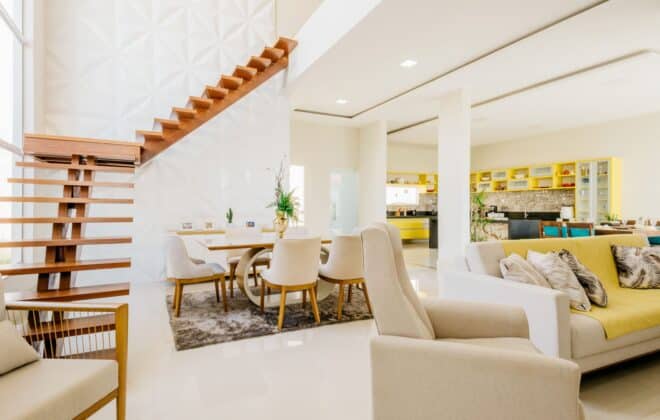 Cómo diseñar un salón moderno acogedor y contemporáneo